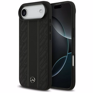 Mercedes odinis laurų lapų juostelės Magnetinis dėklas telefonui iPhone 17 Air - juodas