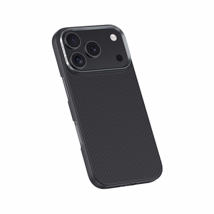 Benks Magnetinis apsauginis Kevlar dėklas su metalo rėmu 600D (0069) skirtas iPhone 17 Pro juodas