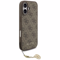 Guess 4G Charms Collection Magnetinis dėklas telefonui iPhone 17 - rudas