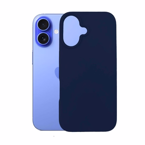 3mk Silicone dėklas telefonui iPhone 16 Plus - tamsiai mėlynas