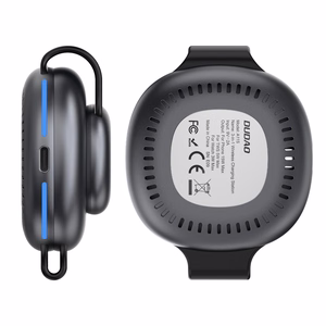 Dudao A11S 3-in-1 Wireless Charger Compatible with MagSafe Smartphone Smartwatch Headphones - Black