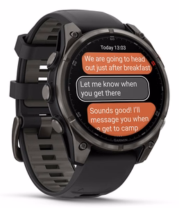 Garmin fēnix 8 Pro – GPS išmanusis laikrodis, AMOLED, 47 mm, pilkas