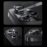 Benks Grūdintas stiklas Glass Warrior Objektyvo Apsauga kamerai Iphone 16/16 Plus (2 objektyvai) sidabrinis titanas