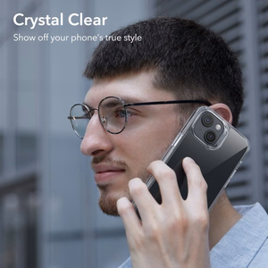 ESR Ice Shield dėklas telefonui iPhone 15 Plus - skaidrus