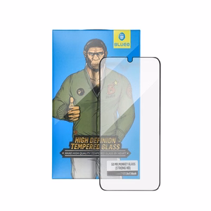 LCD apsauginis stikliukas 5D Mr. Monkey Glass (Strong HD) Apple iPhone 11 Pro Max juodas