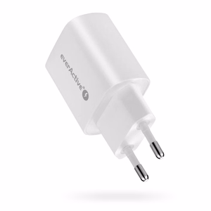 Tinklo įkroviklis 1× USB Quick Charge 3.0 18 W, baltas
