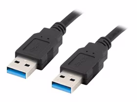 Lanberg USB-A laidas 3.0 0.5m juodas