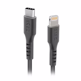 SBS TECABLELIGTC1K USB-C - Lightning kabelis 1 m - juodas