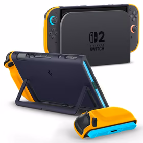 Spigen Nano Pop dėklas Nintendo Switch 2 konsolei - tamsiai mėlynas