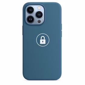 Dėklas "Silicone Case v2" skirtas iPhone 13 Pro Max / Blue Jay / su įpakavimu