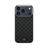 "Benks" magnetinis šarvas "Air Armor Grid Kevlar Case Metal Frame 600D (B069) for Iphone 17 Pro black