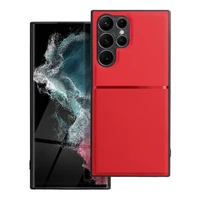 NOBLE dėklas telefonui SAMSUNG S22 Ultra - raudonas