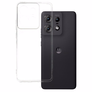 Itin plonas 1mm dėklas telefonui Motorola Edge 50 Pro 5G permatomas