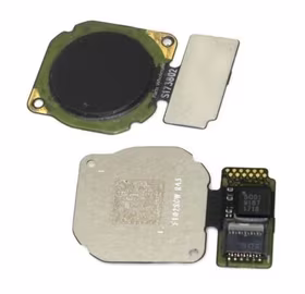 Lanksčioji jungtis Huawei P20 Lite/Nova 3E/Mate 10 Lite/P Smart/Honor 9 Lite/P Smart Plus/Mate 20 Lite su juodu pirštų atspaudų jutikliu (fingerprint) ORG