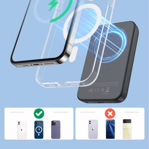Išorinė baterija Joyroom JR-W020 juoda 10000mAh 20W (PD / QC3.0) + Type-C laidas