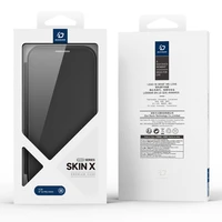 Dux Ducis Skin X Pro dėklas iPhone 16 Pro Max su MagSafe ir atveriamu dangčiu - juodas