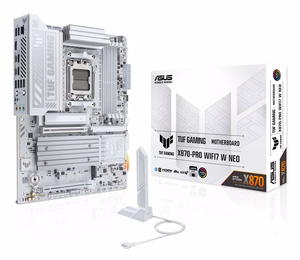 ASUS TUF GAMING X870-PRO WIFI7 W NEO AMD X870 Socket AM5 ATX pagrindinė plokštė