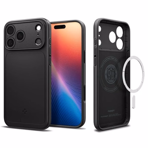 Spigen Thin Fit Magnetinis dėklas telefonui iPhone 17 Pro Max - juodas