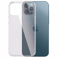 PanzerGlass ClearCase antibakterinis, karinio standarto sertifikuotas dėklas telefonui iPhone 12 Pro Max – permatomas