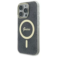 Guess IML 4G Magnetinis dėklas iPhone 16 Pro Max - juodas