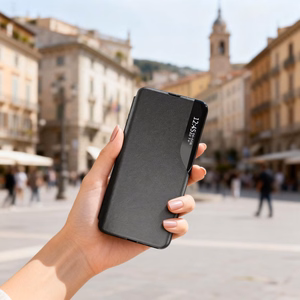 "Tech-Protect Smart View" dėklas, skirtas "Samsung Galaxy A37 5G" - juodas