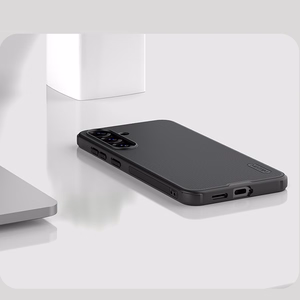 Nillkin Super Frosted Shield Pro Magnetinis dėklas telefonui su MagSafe Samsung S25 - Juodas