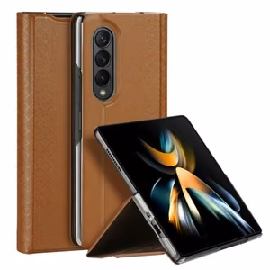 Dėklas Dux Ducis "Bril" skirtas Samsung F936 Z Fold4 rudas