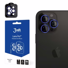 3mk Lens Protection Pro Kameros apsauga - su mėlynu rėmeliu iPhone 15 Pro