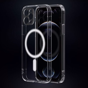 Dėklas Samsung A27 Clear Mag Cover (STR) suderinamas su MagSafe skaidrus