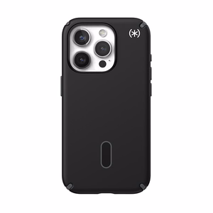 Speck Presidio2 Pro ClickLock MagSafe dėklas, skirtas iPhone 15 Pro, juodos ir skalūno pilkos spalvų