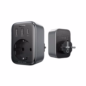 Įkroviklis Ugreen CD314 juodas 30W (1xPD / 2xQC3.0 / 1xAC)