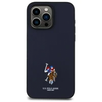 US Polo USHCP15XPEMV iPhone 15 Pro Max 6.7" tamsiai mėlynas Siuvinėta DH spalva