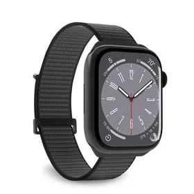 Puro Sport nailoninis dirželis Apple Watch 38 / 40 / 41 mm – juodos spalvos