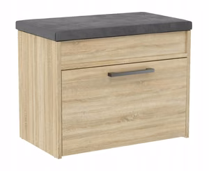 Закрытый обувной шкаф Topeshop PARMA MINI SONOMA, дуб сонома