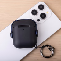 "Airpods" / "Airpods 2" ausinių dėklas tamsiai mėlynas