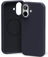 Dėklas Mercury Pure Magsafe Silicon Case Apple iPhone 17 tamsiai mėlynas