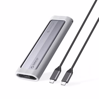 Orico AXM2S-G2 M.2 NVME/NGFF USB-C 10Gb/s diskų įrenginys - pilkas