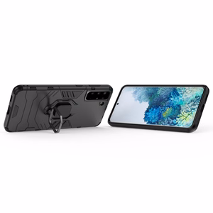 Ring Armor tvirtas hibridinis dėklas telefonui su magnetiniu laikikliu Samsung Galaxy S22+ (S22 Plus) juodas