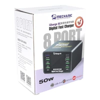 MECHANIC iCharge 8C 8-Port DC maitinimo šaltinis PD QC3.0