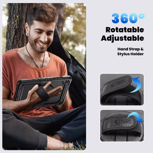 Tech-Protect Solid deklas Samsung Galaxy Tab A9+ / A11+ Plus 11.0 X210 / X215 / X216 / X230 / X235 / X236 - Juodas
