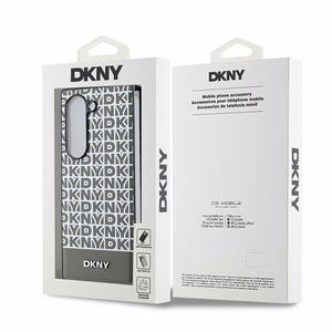 DKNY Pakartotinio rašto apatinės juostos dėklas Samsung Galaxy Z Fold 6 - rudas