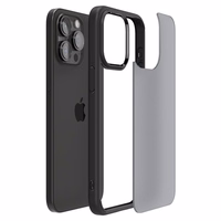 Spigen Ultra Hybrid dėklas telefonui iPhone 15 Pro Max - Skaidrus juodas