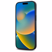 DKNY Paprastas logotipas Magnetinis dėklas telefonui iPhone 14 Pro Max - juodas