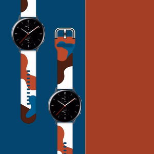 Dirželis Moro Samsung Galaxy Watch 40 / 41 / 42 / 43 / 44 mm silikoninė apyrankė laikrodžiui - raštas 8