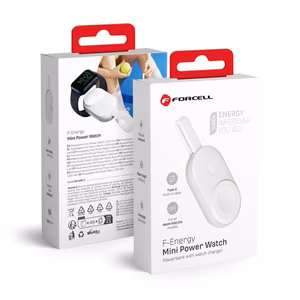 Powerbank for Apple Watch Forcell F-Energy Mini Power Watch 1A 2.5W 1200 mAh white