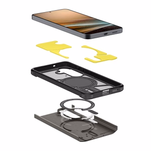 SPIGEN dėklas TOUGH ARMOR, suderinamas su MagSafe, skirtas SAMSUNG S26, metalinis