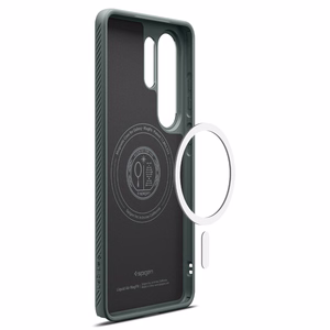 SPIGEN dėklas LIQUID AIR MAG, suderinamas su MagSafe, skirtas SAMSUNG S26 Ultra abyss green