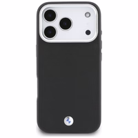BMW M Sign Metal Logo MagSafe Dėklas for iPhone 17 Pro - juodas