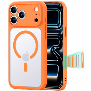 ESR Classic Hybrid MagSafe dėklas, skirtas iPhone 18 Pro Max / 17 Pro Max, oranžinis