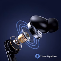 Blavec Bluetooth TWS ausinės BW-03 Infinity Pro ANC+ENC (BW03IP-B) juodos